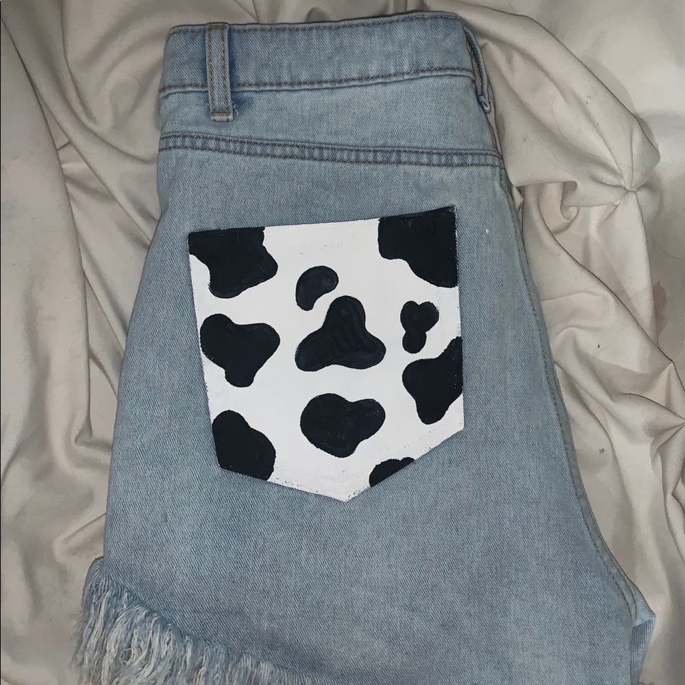 Hand painted shorts